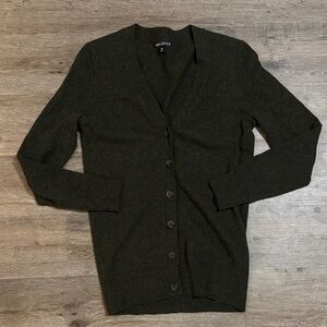 Michael Kors Forest Green Knit Cardigan